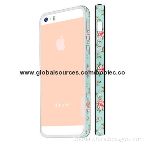 Soft Transparent TPU Bumpers for iPhone 5S, Any Colorful Patterns